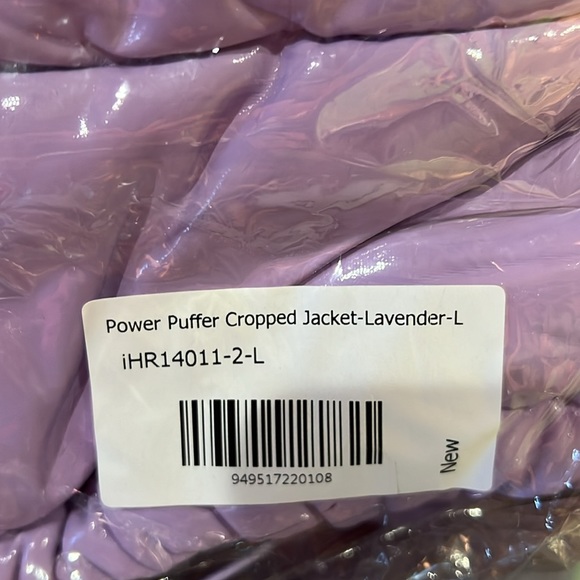 New lavender Puffer Jacket - Picture 12 of 12